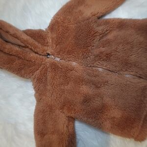 Carter's Teddy bear fuzzy coat 3-6mo